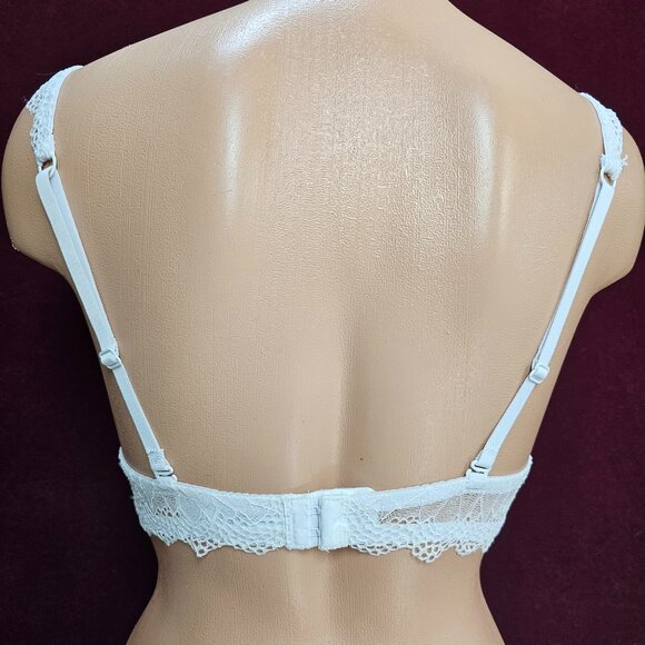 Frederick's of Hollywood Saffron Lace Push Up Bra - 34C - NWT - Picture 10 of 14